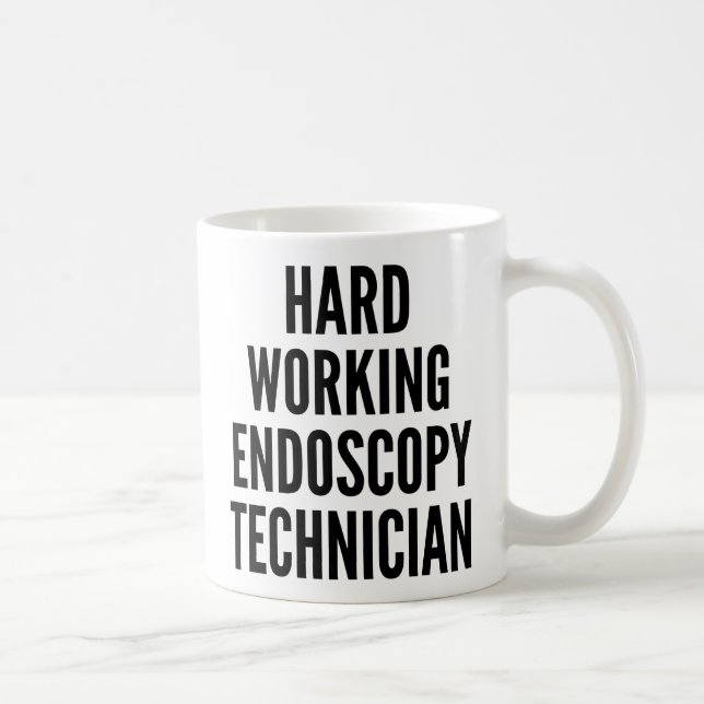 Mug Technicien d'endoscopie de travail (Droite)