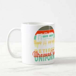 Mug Technicien échographie retraité uniforme RV campin
