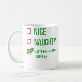Mug Technicien électromécanique Noël drôle Ba