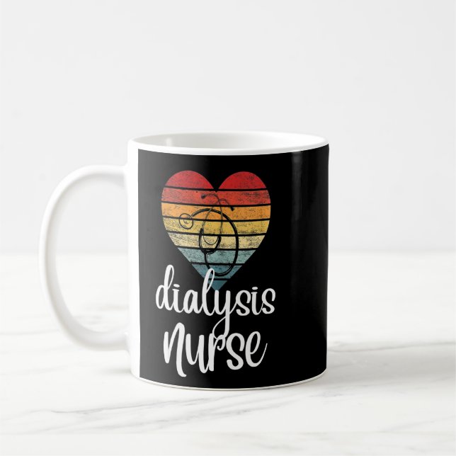 Mug Technicien en dialyse Infirmière Rein (Gauche)