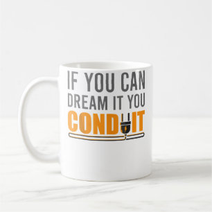 Mug Technicien en électricité Électronicien Conduit de