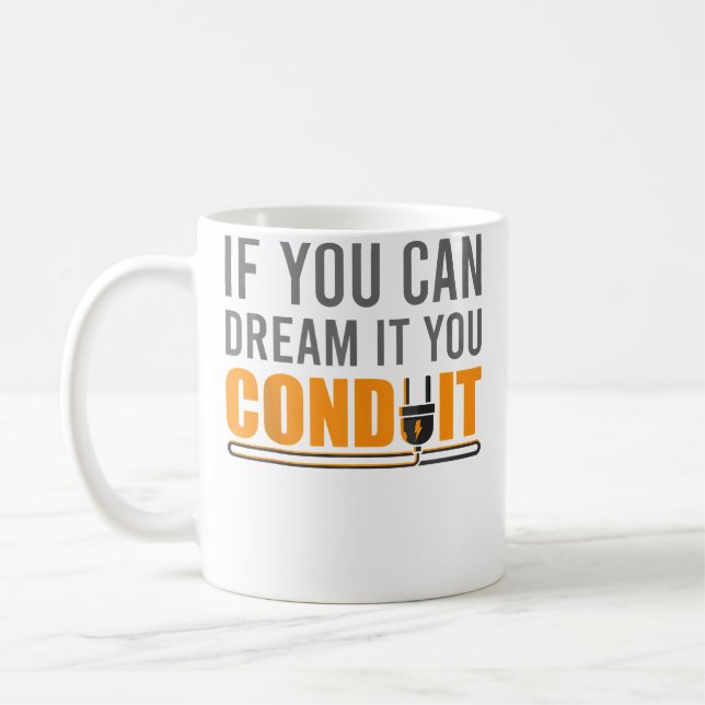 Mug Technicien en électricité Électronicien Conduit de (Gauche)