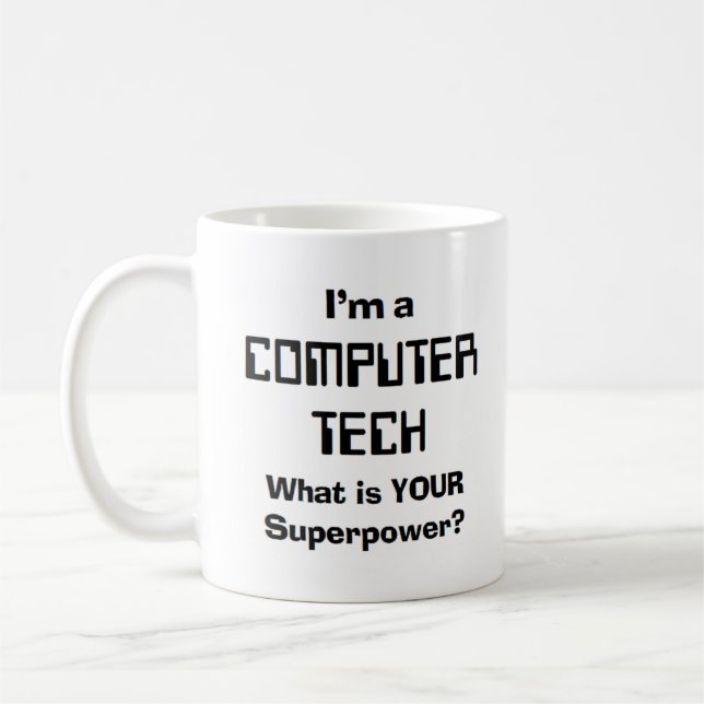 Mug technicien en informatique (Gauche)