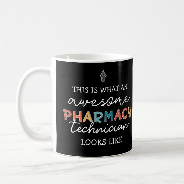 Mug Technicien en pharmacie Awesome Technologie en pha (Gauche)