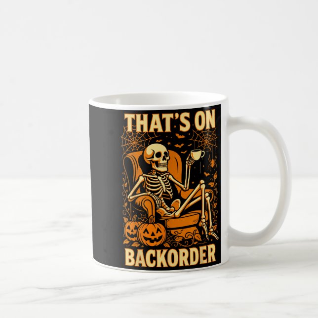 Mug Technicien en pharmacie Halloween En Rupture De St (Droite)
