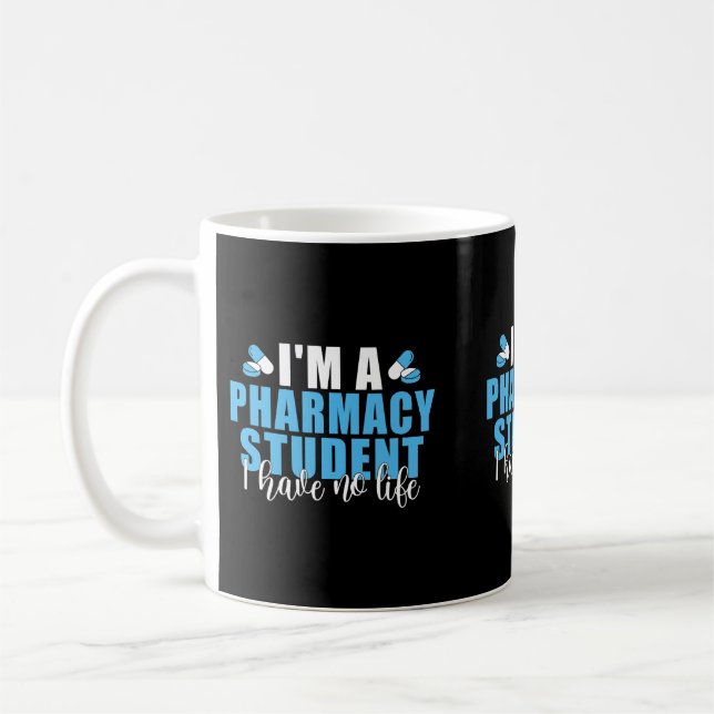 Mug Technicien étudiant en pharmacie Pharmaciste Médic (Gauche)