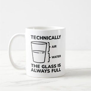 Mug Techniquement, Le Verre Est Toujours Plein