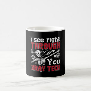 Mug Technologie de la radiologie Je vois juste à trave