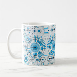 Mug Technologie moteur Abstrait cool