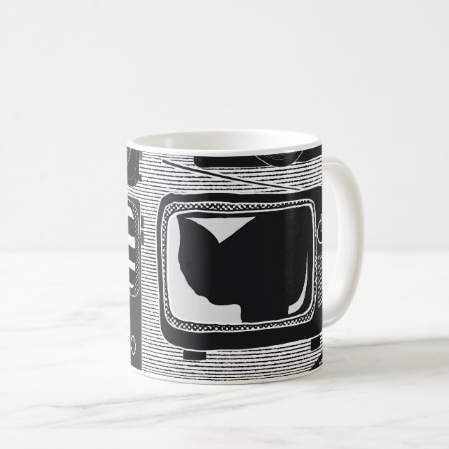 Mug Technologie rétro (Devant droit)
