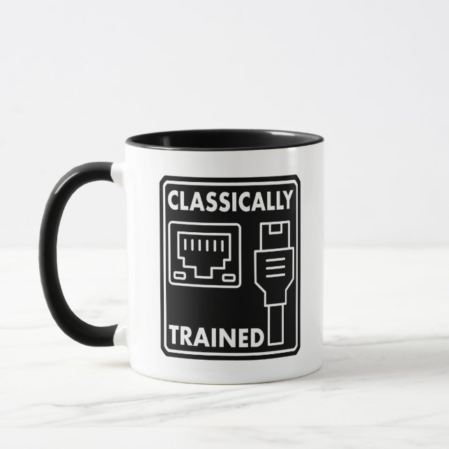 Mug Technologie rétro Ethernet traditionnelle (Gauche)