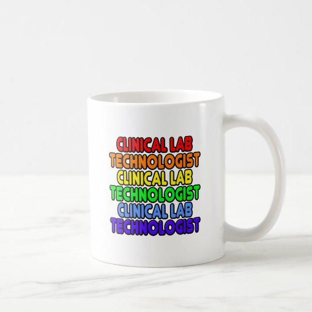 Mug Technologue en laboratoire clinique Rainbow (Droite)