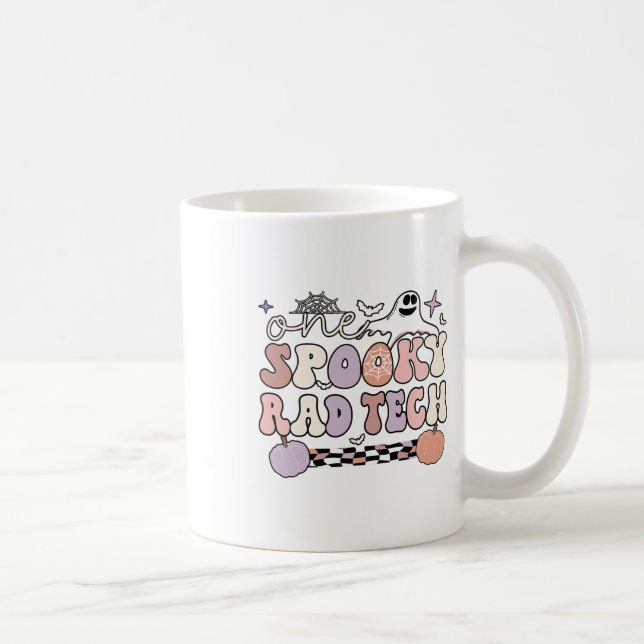 Mug Technologue en radiologie éffrayante Halloween Rad (Droite)