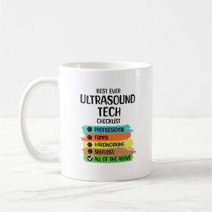 Mug Technologue en technologie d'ultrasound Sonographe