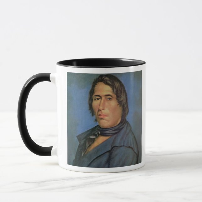 Mug Tecumseh (1768-1813) (huile sur la toile) (Gauche)