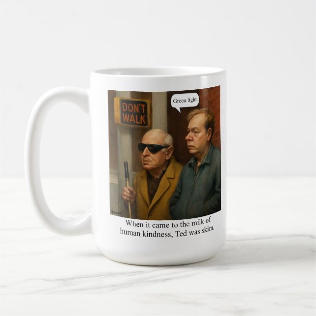 Mug Ted était maigre. T-Shirt (Gauche)