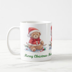 Mug Teddy Bear Joyeux Noël Musique