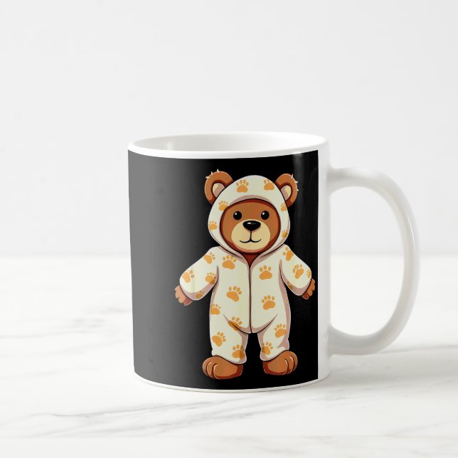 Mug Teddy Bear Wearing Pajamas  (Droite)