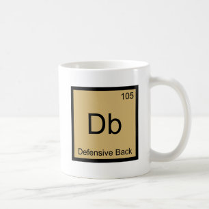 Mug Tee Db - Symbole d'élément de chimie de défense ar