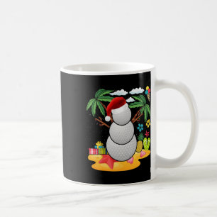 Mug Tee de golfeur Bonhomme de neige Noël Été en juill