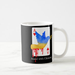 Mug Tee de soutien Ace Of War Stand With Ukraine