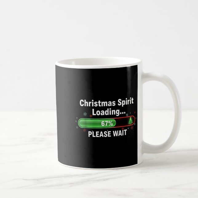Mug Tee drôle chargement de Srit de Noël 67 pour cent (Droite)