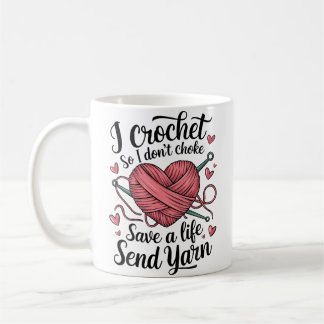 Mug Tee drôle de tricot de crochet humour artisanat de
