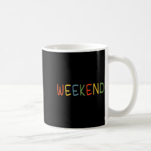 Mug Tee drôle de week-end vendredi amoureux Friyay étu