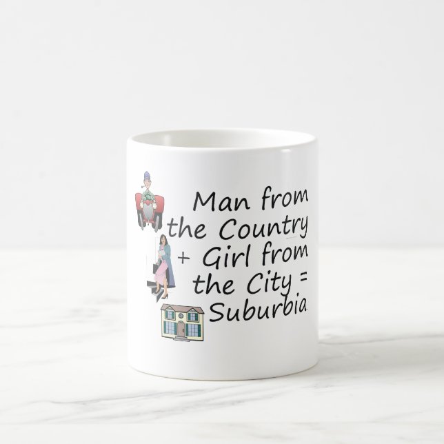 Mug TEE Man Country Girl City (Centre)