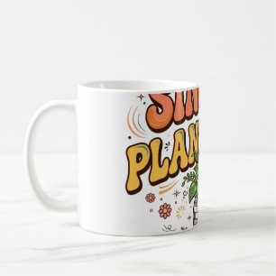 Mug Tee Rétro avec un jeu de mots sur les plantes pour