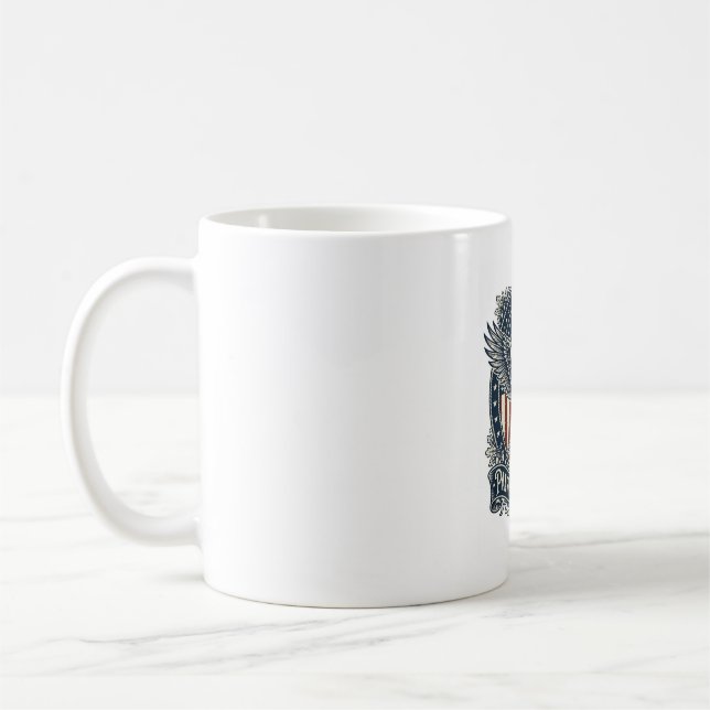 Mug Tee-shirt graphique vectoriel pour ornithologue pa (Gauche)