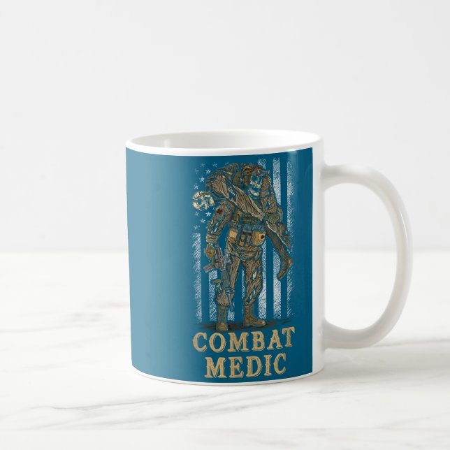 Mug Tee Shirt Médecin de Combat 68w Vétéran Doc (Droite)