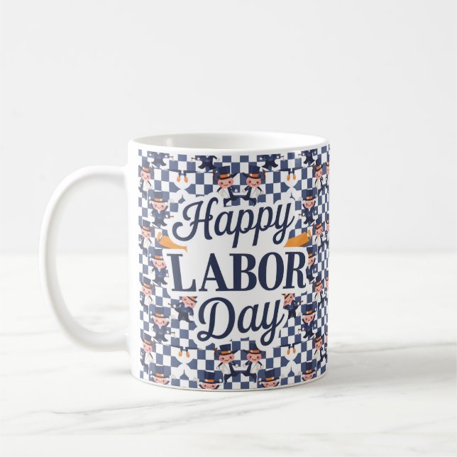 Mug Tee - shirts de la Fête du travail patriotique pou (Gauche)