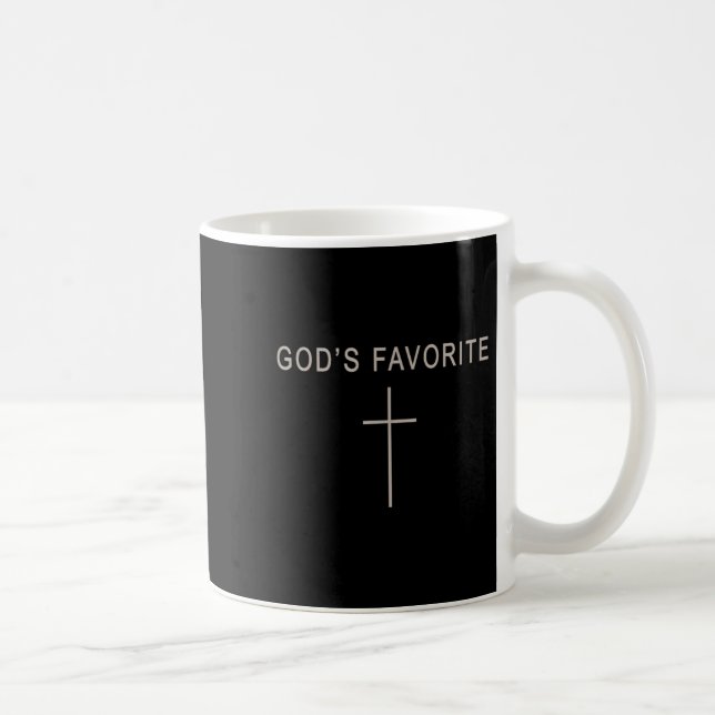 Mug Teen Girl God's Favorite Christian Minimalist Todd (Droite)