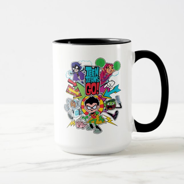 Mug Teen Titans Go! | Team Arrow Graphic (Droite)