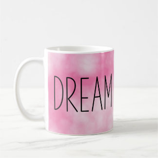 Mug Teinture de café de rêve rose
