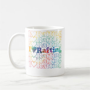 Mug Teinture en batik de rafting inspiré vintage cool