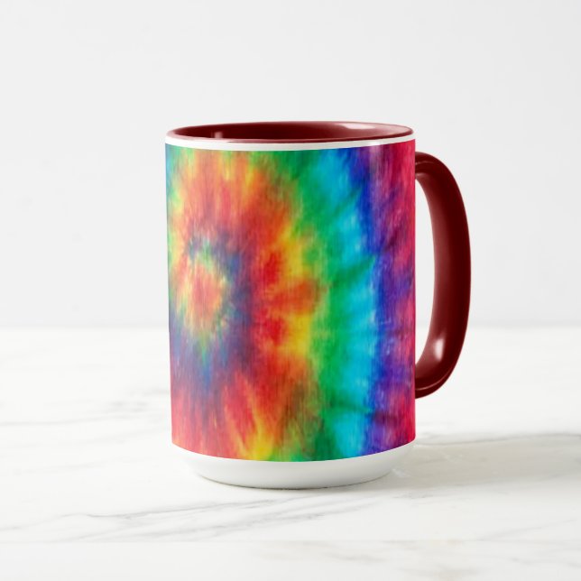 Mug teinture tie dye (Devant droit)