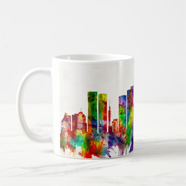 Mug Tel Aviv Israel Skyline (Gauche)