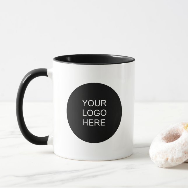 Mug Télécharger le combo de modèle moderne de votre lo (Avec donut)