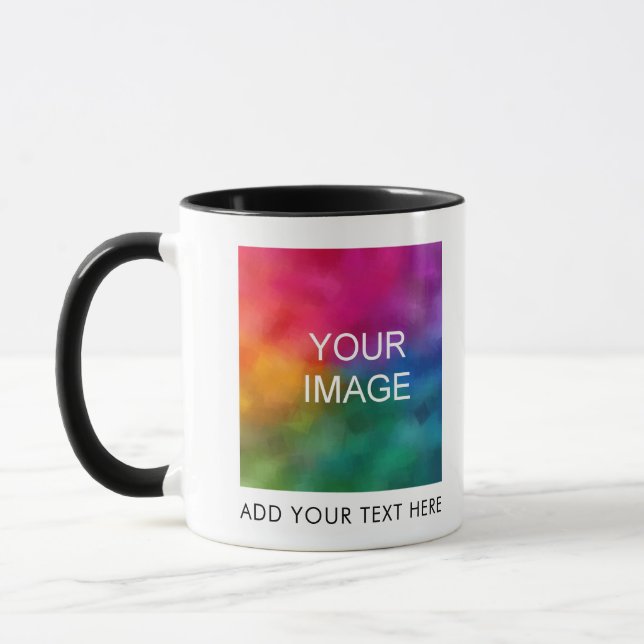 Mug Téléchargez votre photo ou votre propre logo 11oz (Gauche)
