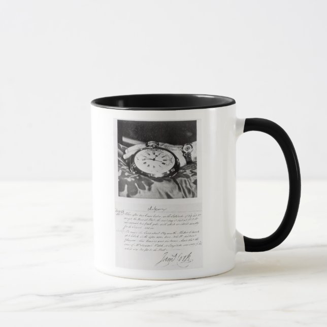 Mug Télécopie du chronomètre de poche (Droite)
