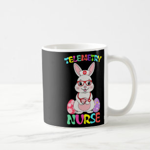 Mug Télémétrie Infirmière Bunny Jour de Pâques Stethos