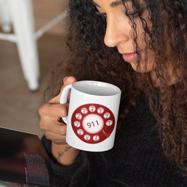 Mug Téléphone d'urgence (Créateur téléchargé)