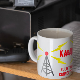 Mug Téléphonie amateur opérateur de jambon antenne et 