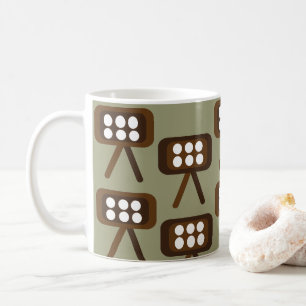 Mug Téléviseur décoratif de style Mid Century Modern