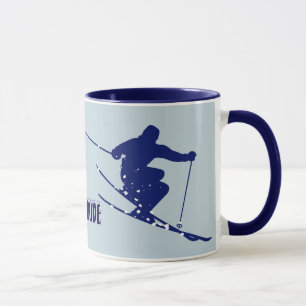 Mug Telluride Blue Skier