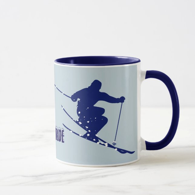 Mug Telluride Blue Skier (Droite)