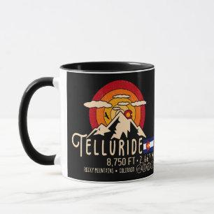 Mug Telluride Colorado Montagnes Retro Vintage