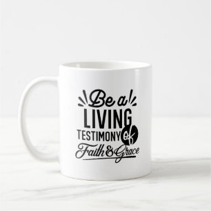 Mug Témoignage Vivant Citation Biblique Motivation Chr